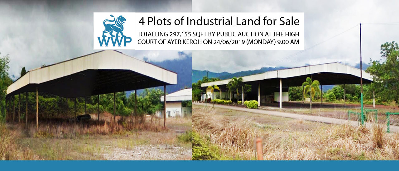 297,155 sqft Industrial Freehold Land For Auction – RM 4,119,579